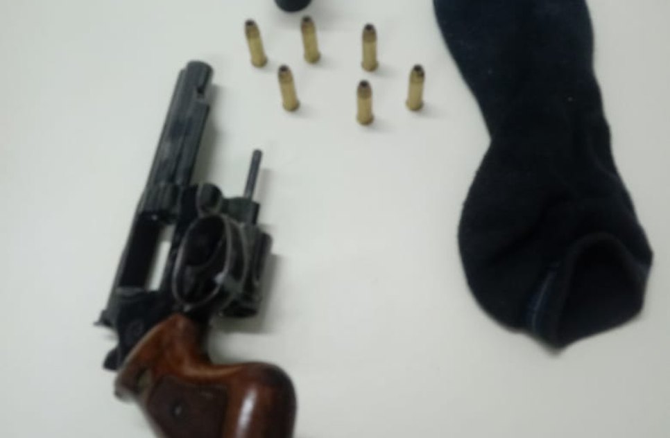 Apreensão de arma / Foto: 5 CIPM