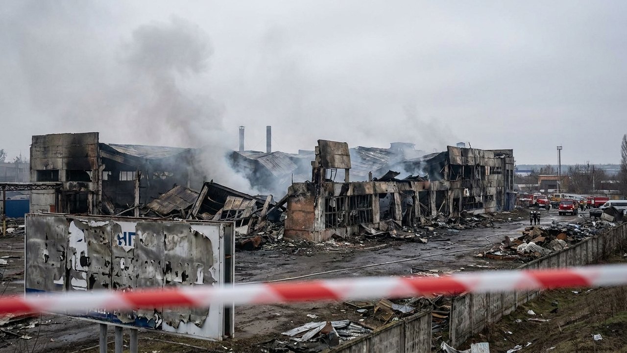 Drones russos destroem mais uma fábrica militar perto de Kiev, segundo Defesa