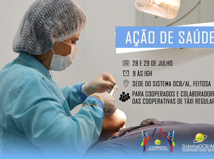 Sistema OCB/AL oferta consultas de saúde gratuitas