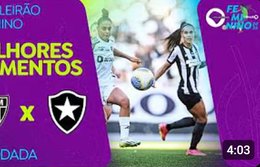 MELHORES MOMENTOS: ATLÉTICO-MG 2 X 0 BOTAFOGO | BRASILEIRÃO FEMININO | 8ª RODADA