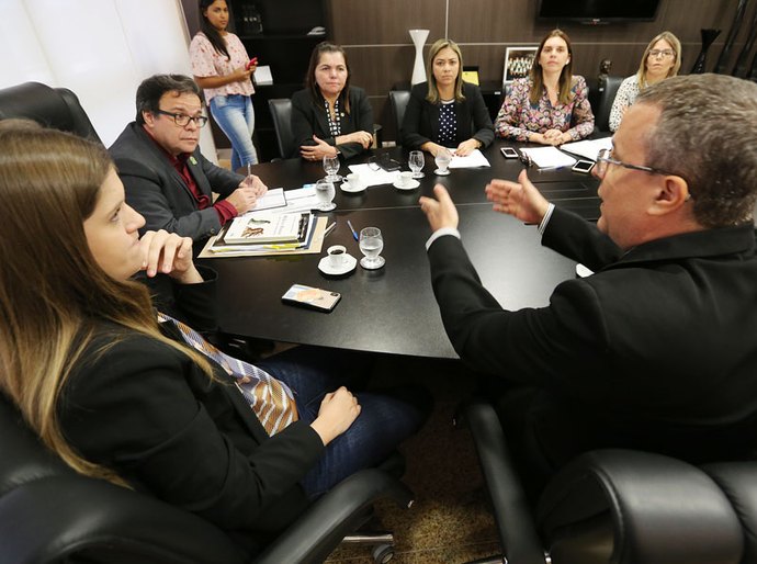 Cibele Moura e bancada feminina discutem no TJ combate à violência contra a mulher