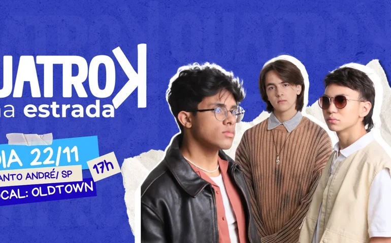 Banda teen QuatroK faz show da nova turnê em São Paulo neste sábado (22)