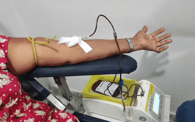Hemoal realiza ação de doação de sangue e cadastro para doação de medula em Penedo