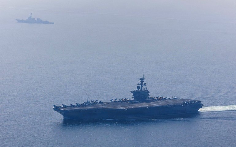 EUA negam que mísseis do Irã atingiram porta-aviões Abraham Lincoln