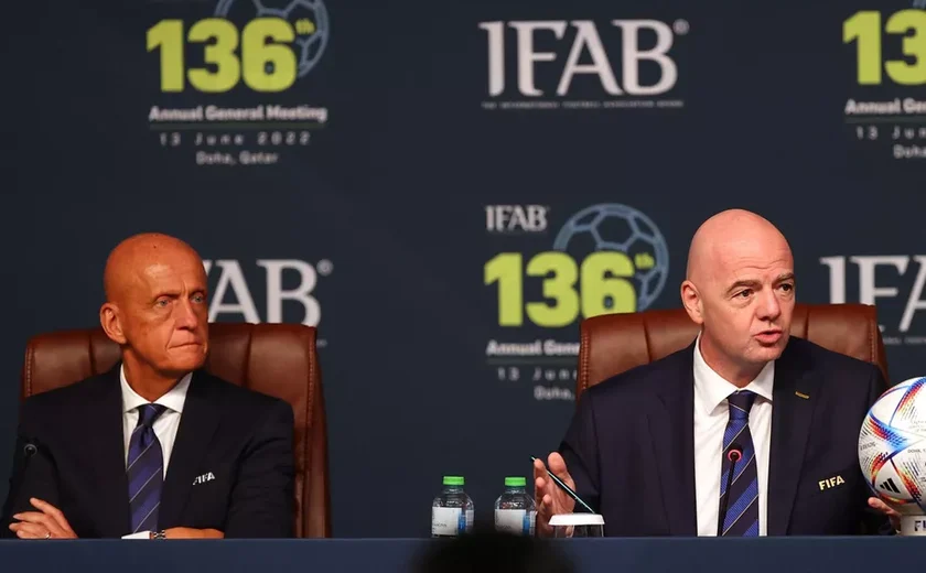 IFAB aprova cinco substituições por partida de futebol de maneira definitiva