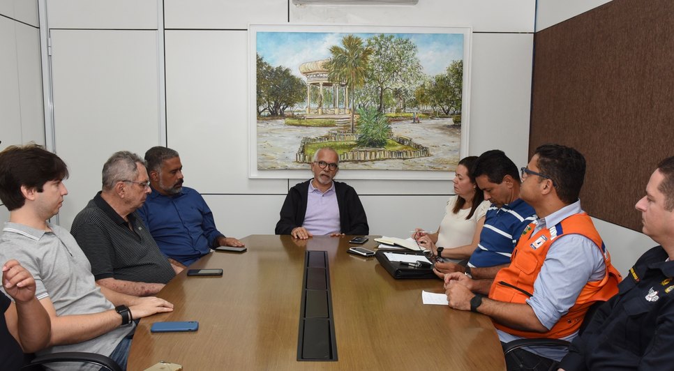 REUNIÃO CHUVAS / Foto: Ana Lícia Menezes/PMA