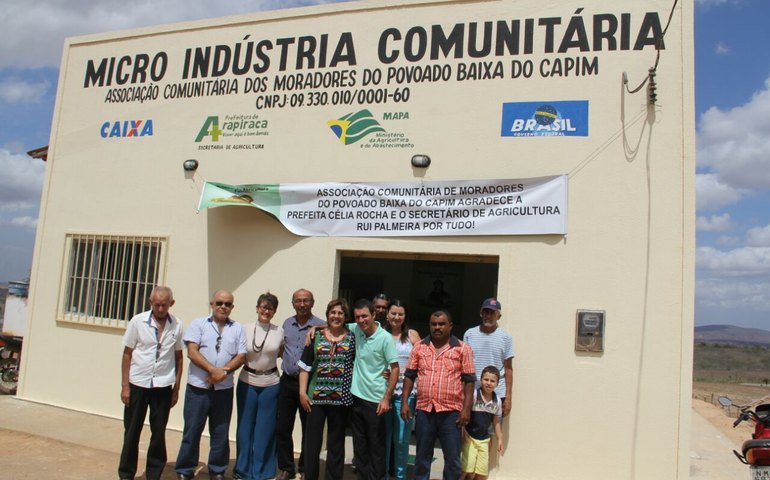 Como último ato, Célia inaugura cozinha comunitária na Baixa do Capim