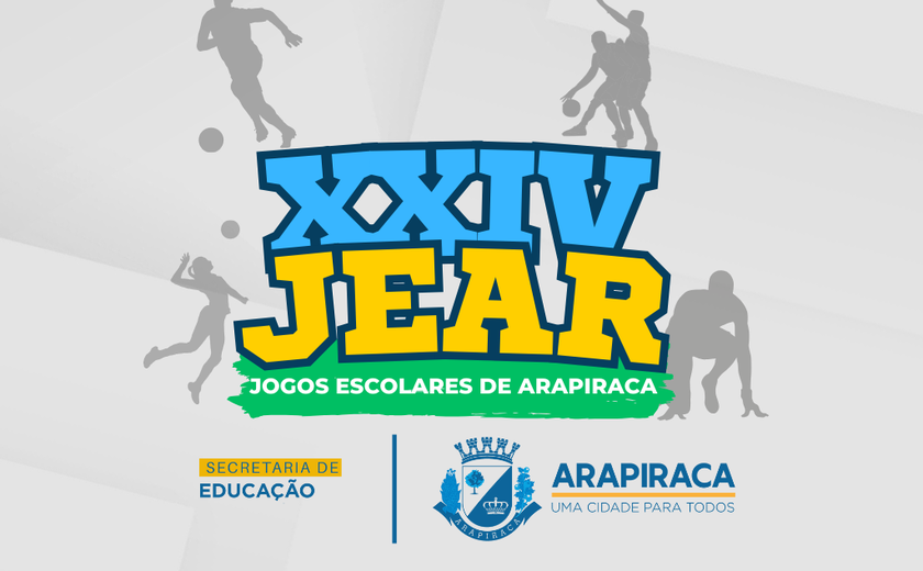 Estão abertas as inscrições da 24ª edição dos Jogos Escolares de Arapiraca