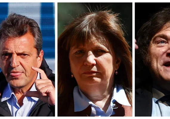 Javier Milei, Patricia Bullrich, Sergio Massa: conheça os candidatos à Presidência da Argentina