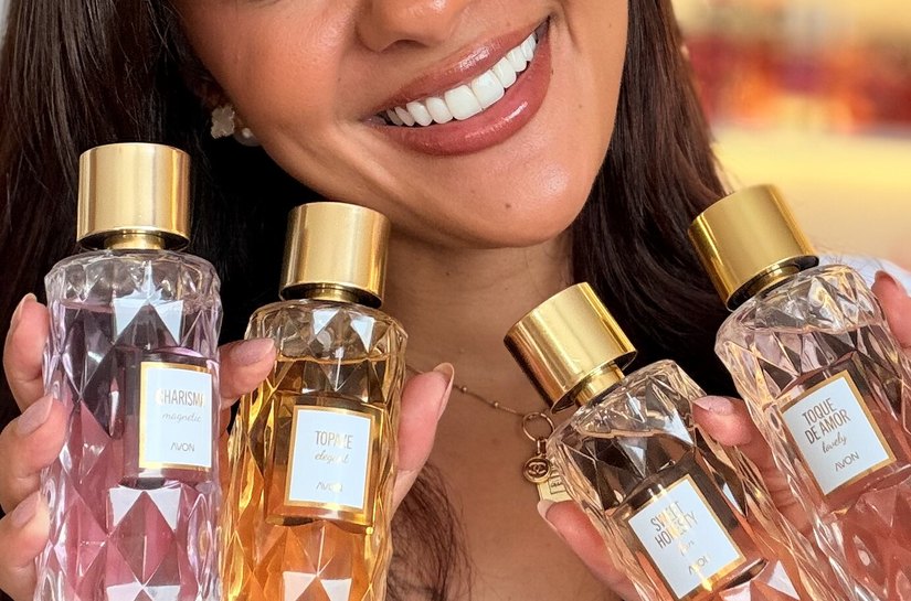 Especialista em perfumaria, Jaqueline Silva, explica as ocasiões de uso da linha Avon Iconic Collection