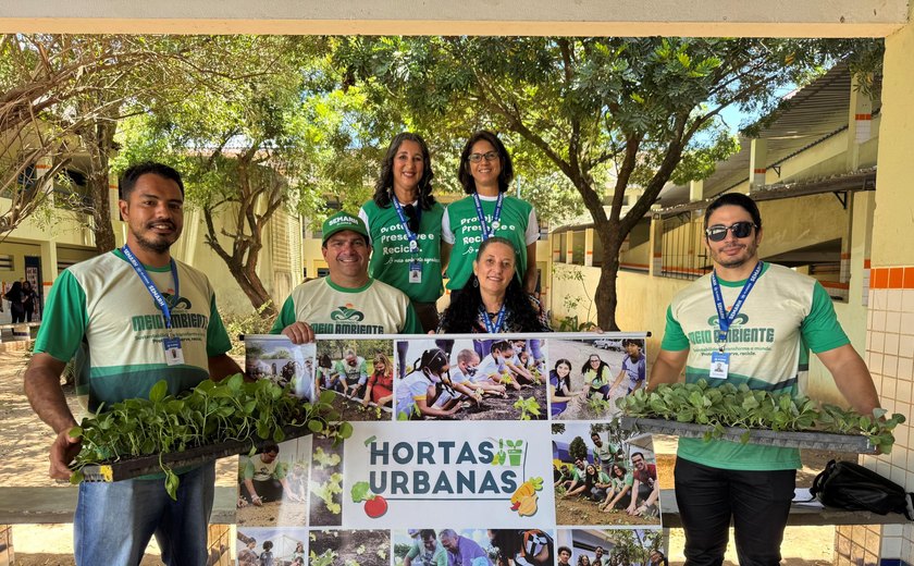 Secretaria de Estado do Meio Ambiente inaugura mais duas hortas urbanas em Alagoas