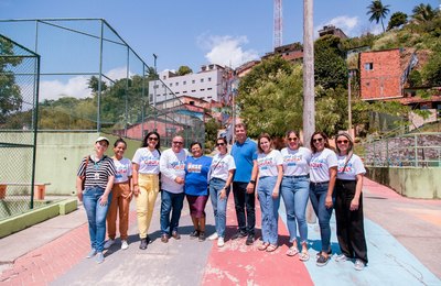 Ong RIOInclui visita em Maceió áreas transformadas pelo programa Vida Nova nas Grotas