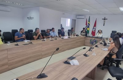 PM participa de reunião com o Ministério Público sobre policiamento na partida entre CSA x Floresta