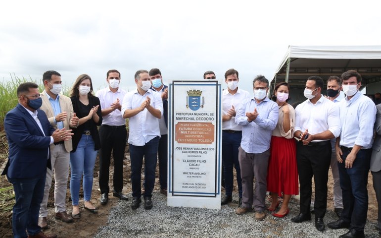Prefeito Cacau e governador Renan Filho lançam o Condomínio Industrial de Marechal Deodoro