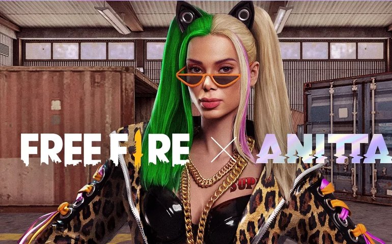 Anitta divulga prévia de &#8216;Tropa&#8217;, música em parceria com o jogo &#8216;Free Fire&#8217;