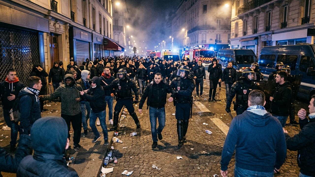 Confrontos e tumulto após classificação do PSG deixam 127 detidos e ao menos 34 feridos em Paris