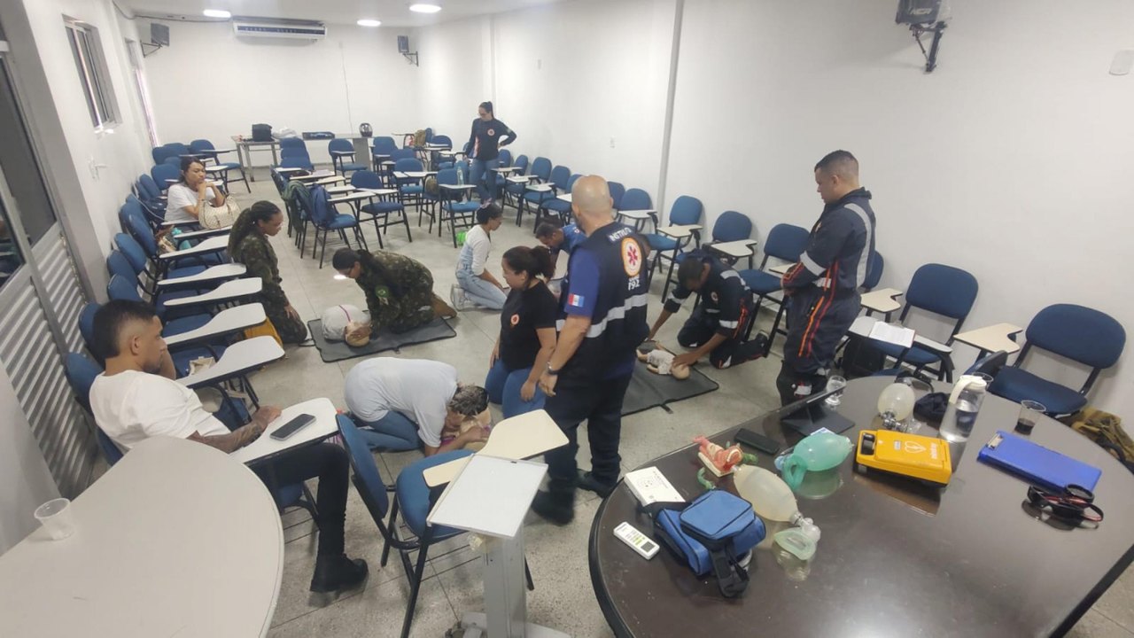 Curso do Samu prepara profissionais para atendimento pré-hospitalar móvel