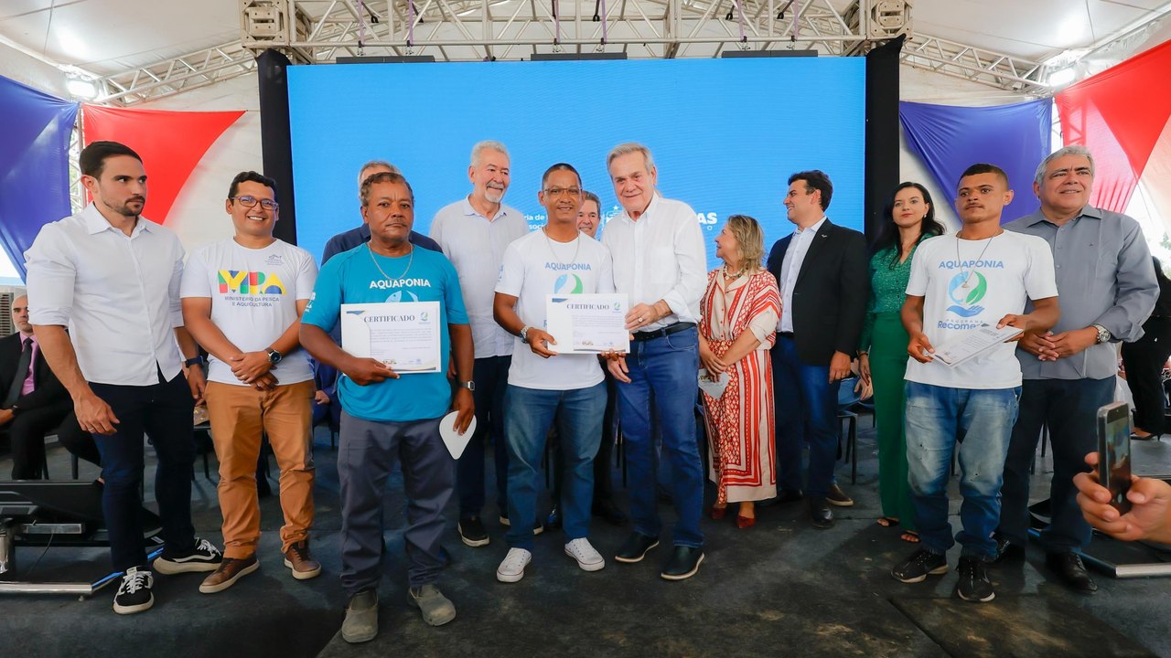 Com a presença do ministro da Pesca, vice-governador realiza entregas para o sistema penitenciário