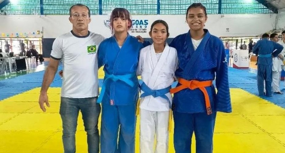 Judocas de Campo Alegre conquistas medalhas nos Jogos Estudantis de Alagoas