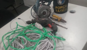 Homem é preso após arrombar casa para furtar ferramentas na Zona Sul de Aracaju / Foto: Foto: BPTur/SE