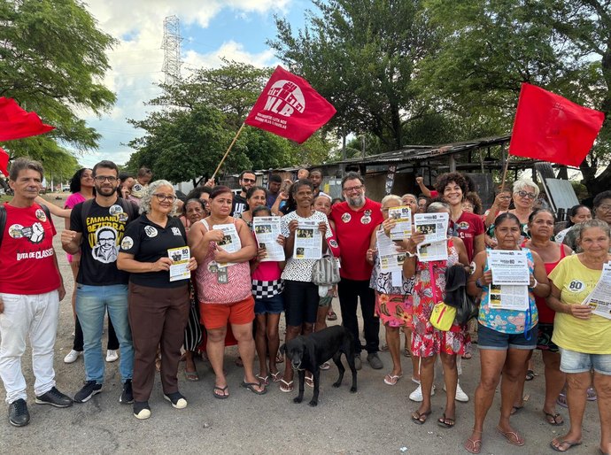 Lenilda Luna (UP) inicia campanha ao governo com ato ao lado do MLB no Vergel do Lago