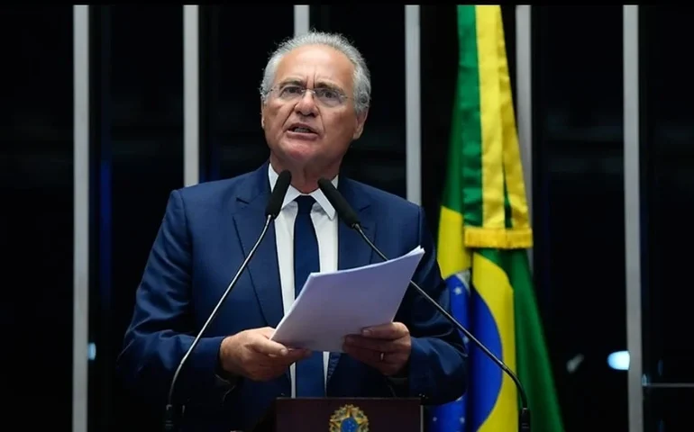 Renan Calheiros se indigna com acordo no Senado de líder petista e critica “peru de Natal” a golpistas do 8 de janeiro