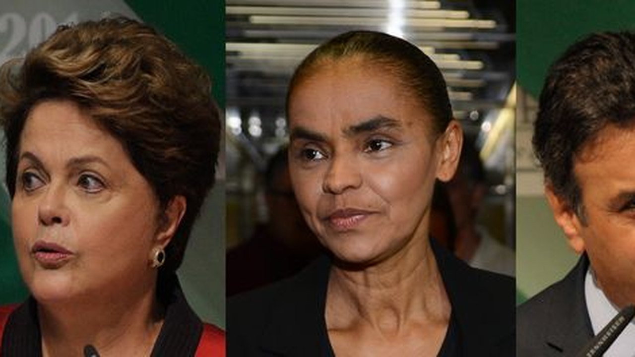 Dilma tem 36% das intenções de voto; Marina, 30% e Aécio, 19% em pesquisa Ibope