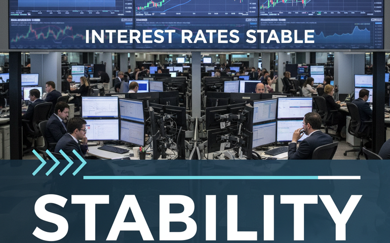 Juros futuros permanecem estáveis após divulgação de dados do IBGE