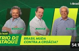 Trio de Ataque | Brasil enfrenta a Croácia! Botafogo já preocupa no Brasileirão?