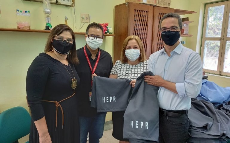 Uncisal recebe bermudas produzidas em parceria com a SERIS para usuários do Portugal Ramalho