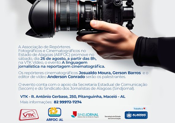 Programa de formação profissional oferta seminário sobre imagem e linguagem jornalística