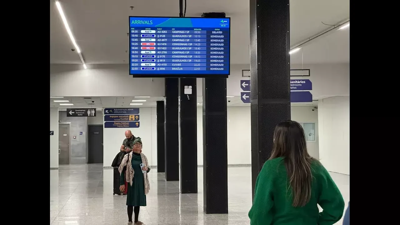 aeroporto cancela 36 voos e atrasa mais de 200 após desaparecimento de tesoura em loja