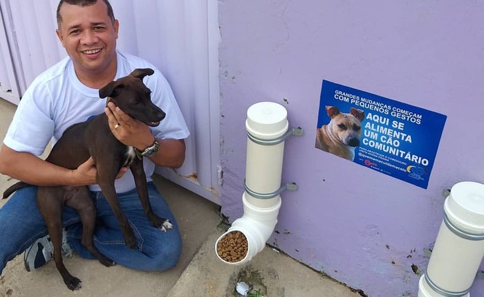 Comedouro dos animais