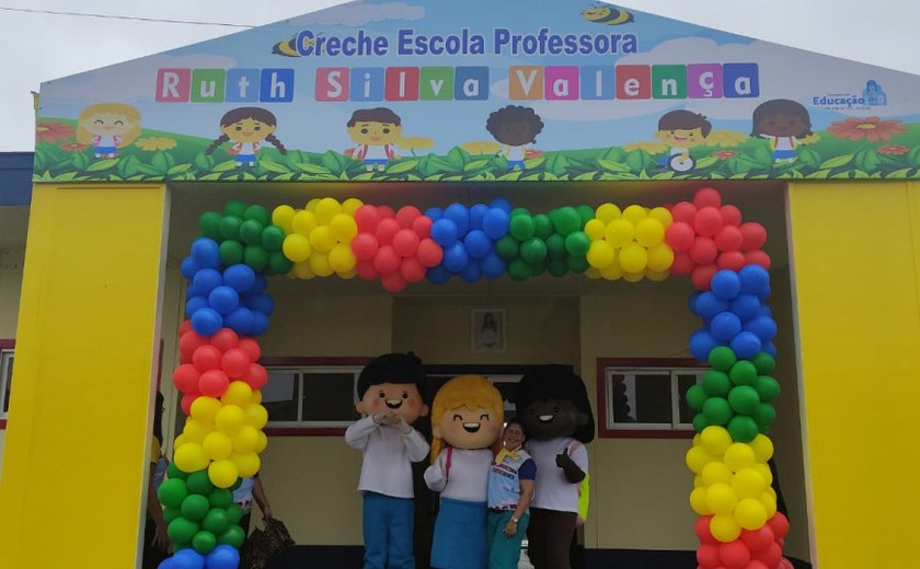 Nova Creche em São José da Laje inicia atividades e já conta com 140 crianças matriculadas