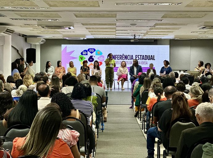Secdef destaca política de cuidados na 6ª Conferência Estadual dos Direitos da Pessoa Idosa