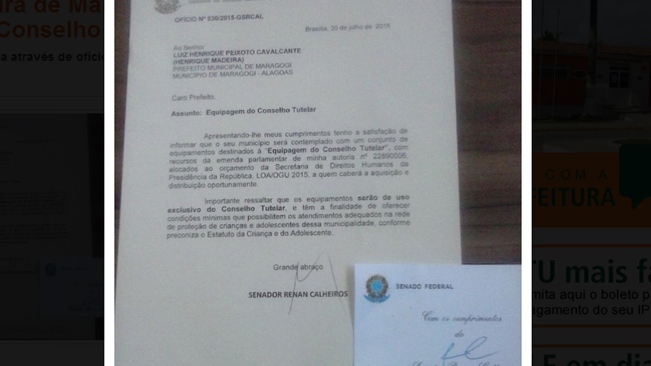 Prefeitura de Maragogi garante equipamentos para o Conselho Tutelar