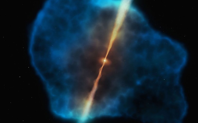 Astrônomos descrevem sinal que demorou mais de 13 bilhões de anos para chegar à Terra