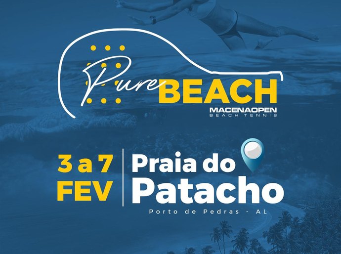 Praia de Patacho recebe o Pure Beach, torneio de Beach Tennis mais sustentável do mundo