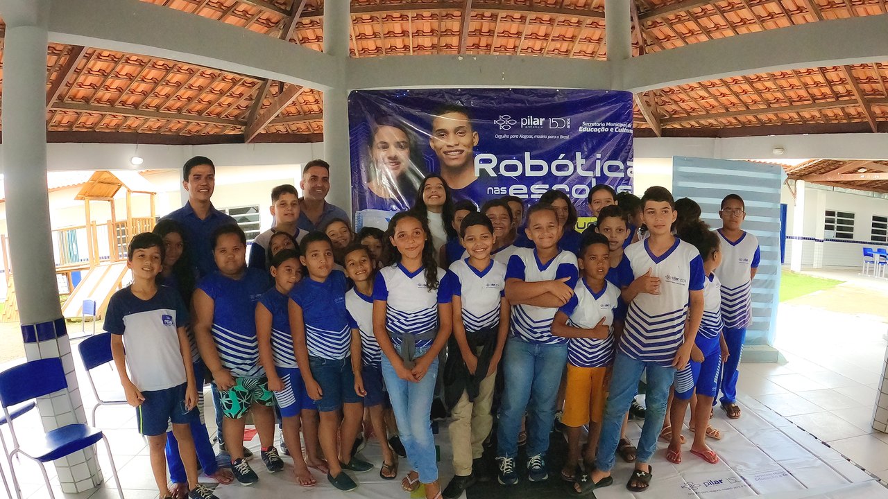 Alagoana referência em robótica inspira alunos da rede municipal de Pilar