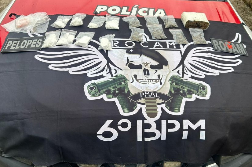 Polícia Militar prende suspeito de tráfico de drogas em Maragogi