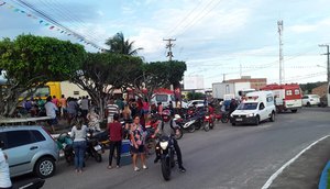 Idoso morre atropelado por ônibus escolar em Salgado