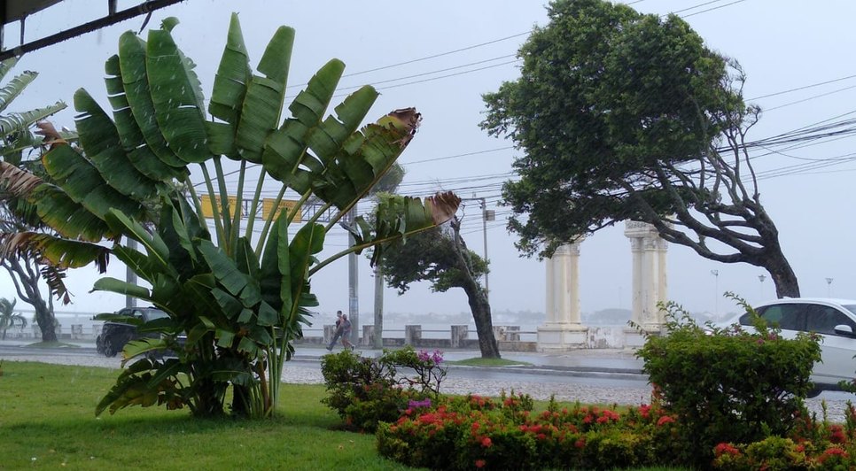 Registro das chuvas na Região Central de Aracaju