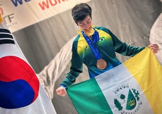 Campeão mundial de Taekwondo, arapiraquense Kelvyn Nícolas está ansioso para chegar a Arapiraca