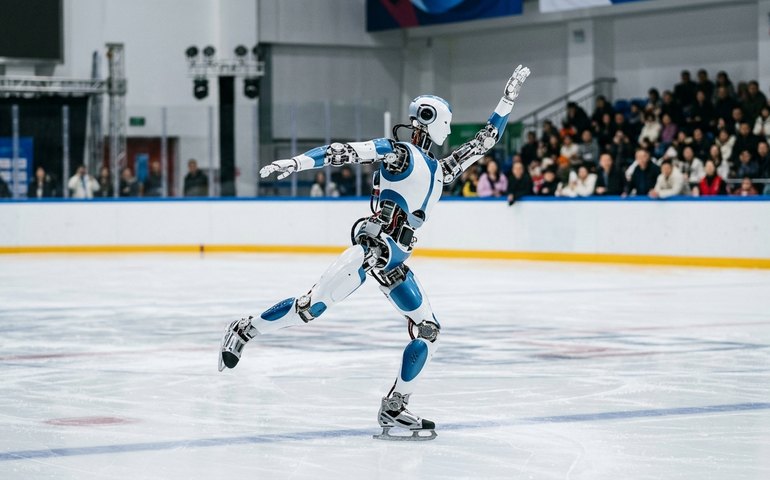 Quem pode ser o próximo a perder o emprego para robôs? Androide chinês impressiona em patinação artística