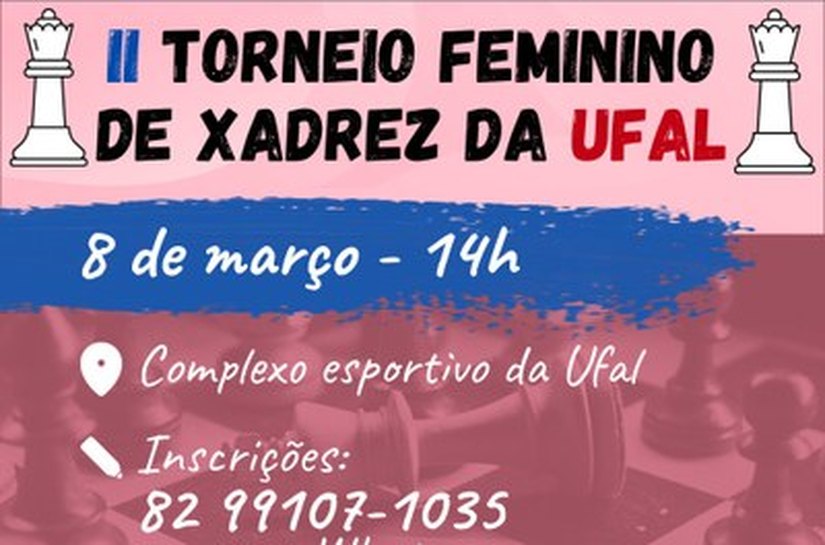 Ufal abre inscrições para segunda edição de Torneio Feminino de Xadrez
