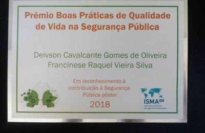 Pesquisa realizada pela PM de Alagoas recebe prêmio em Porto Alegre