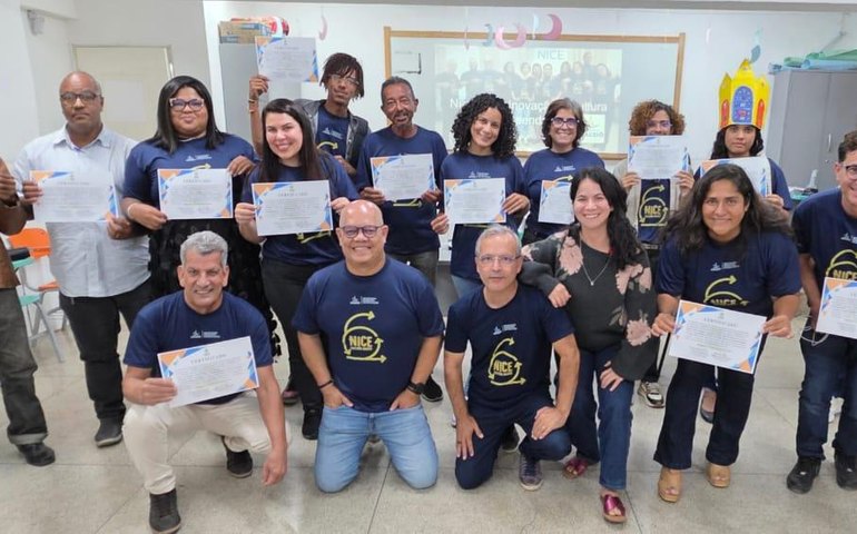 Alunos do Núcleo de Inovação da rede municipal apresentam projetos para a educação