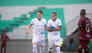 Dudu Figueiredo marcou um dos gols da vitória azulina / Foto: ASCOM CSA