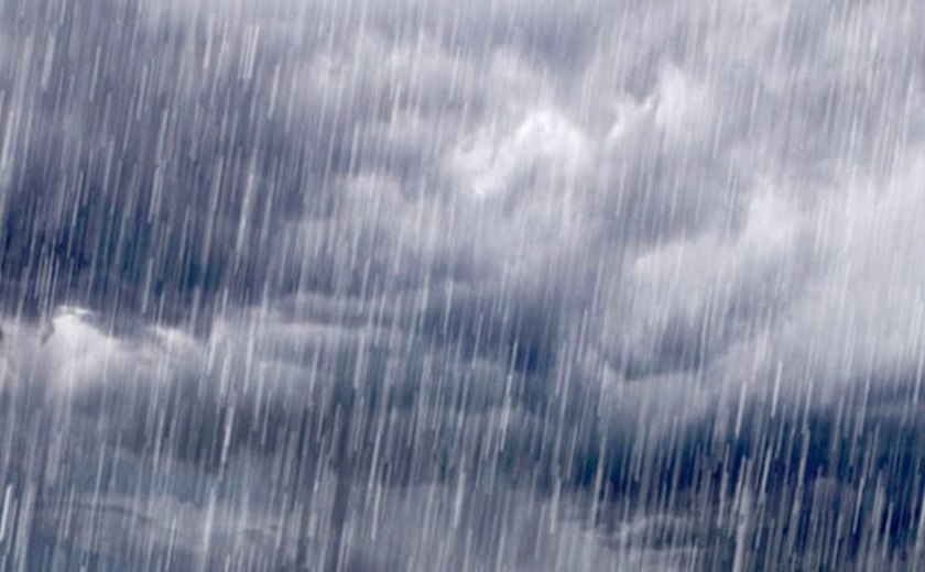 Semarh alerta para chuvas intensas até esta sexta-feira em Alagoas