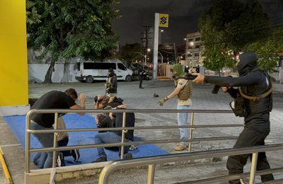 Simulado de ataque à agência bancária reforça preparo integrado das forças de segurança